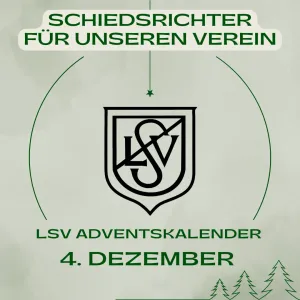 LSV-Adventskalender 2024 - Türchen 4 - Schiedsrichter