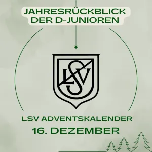 LSV-Adventskalender 2024 - Türchen 16 - Jahresrückblick D-Junioren