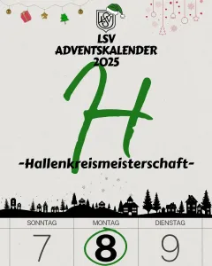 Türchen 8 - Hallenkreismeisterschaft